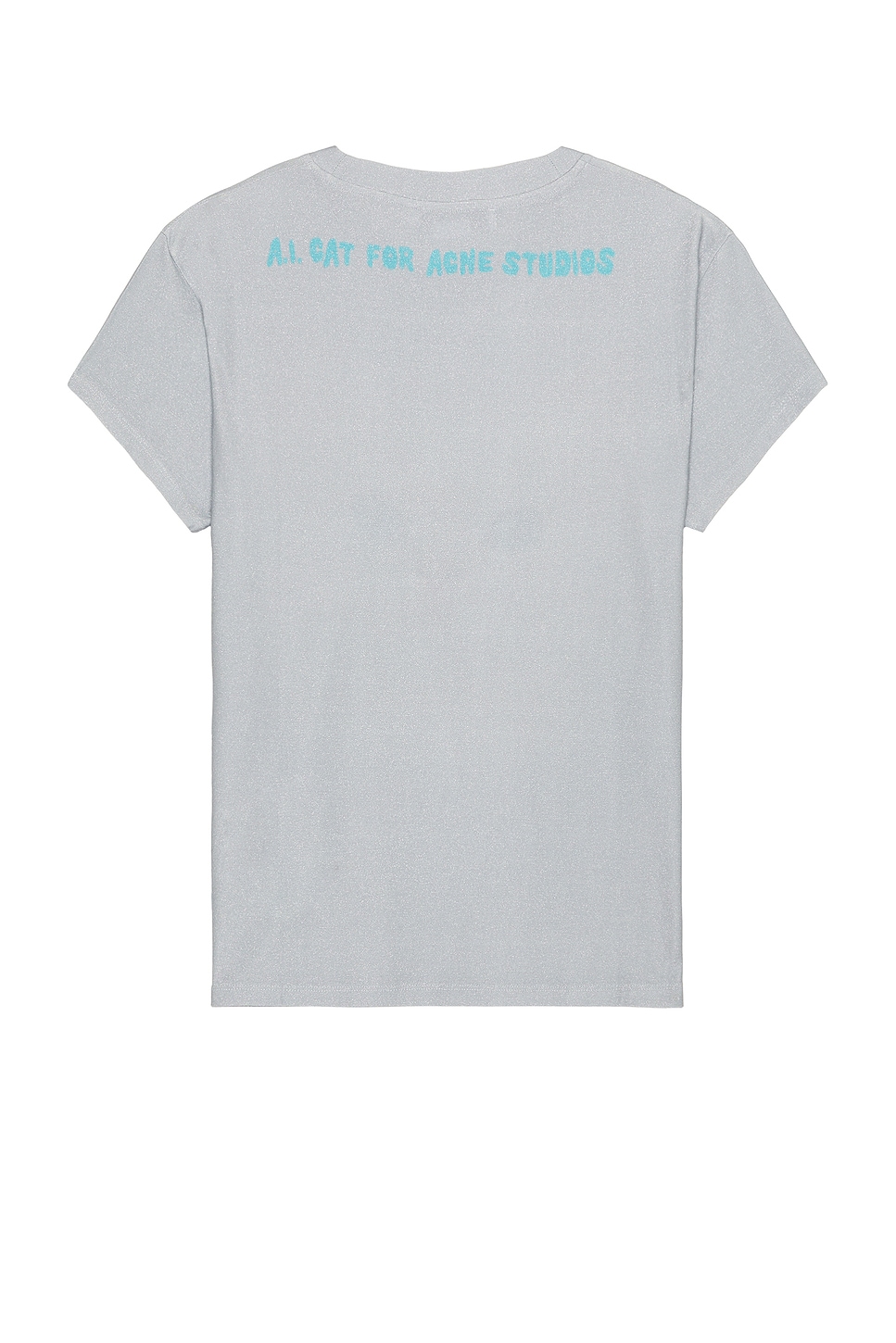 Shop Acne Studios T-shirt In Pale Blue