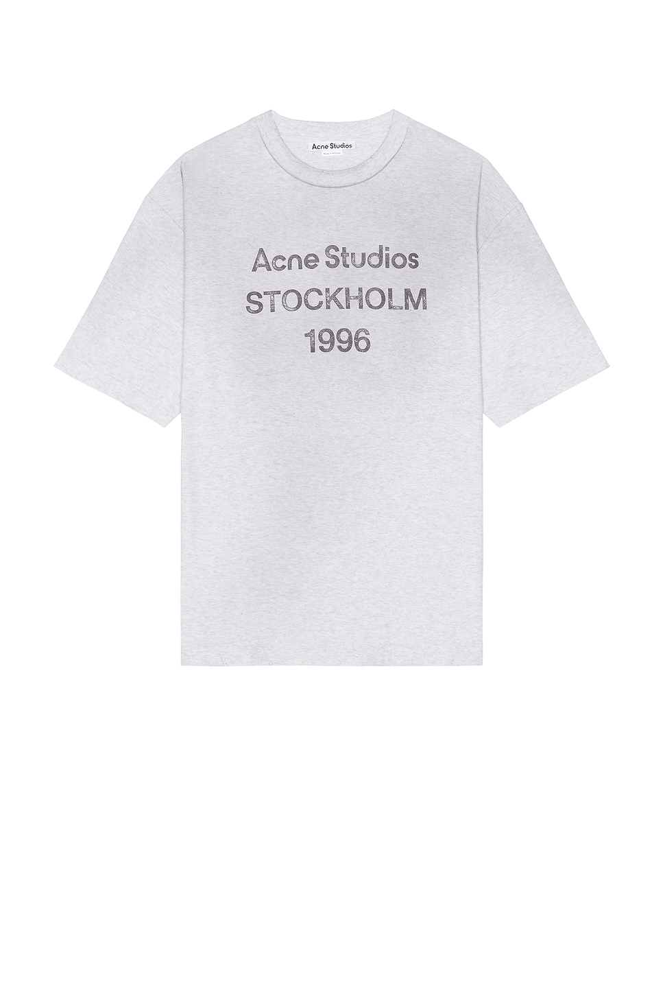 Image 1 of Acne Studios Exford U 1996 T-Shirt in Pale Grey Melange