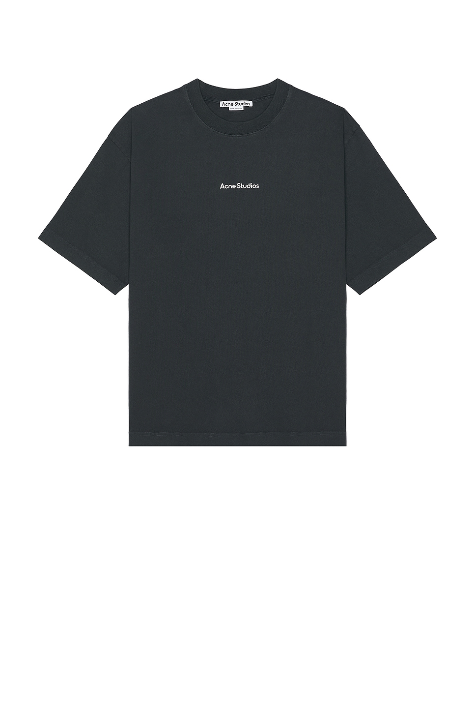 Image 1 of Acne Studios Exford University Stamp T-shirt in Black