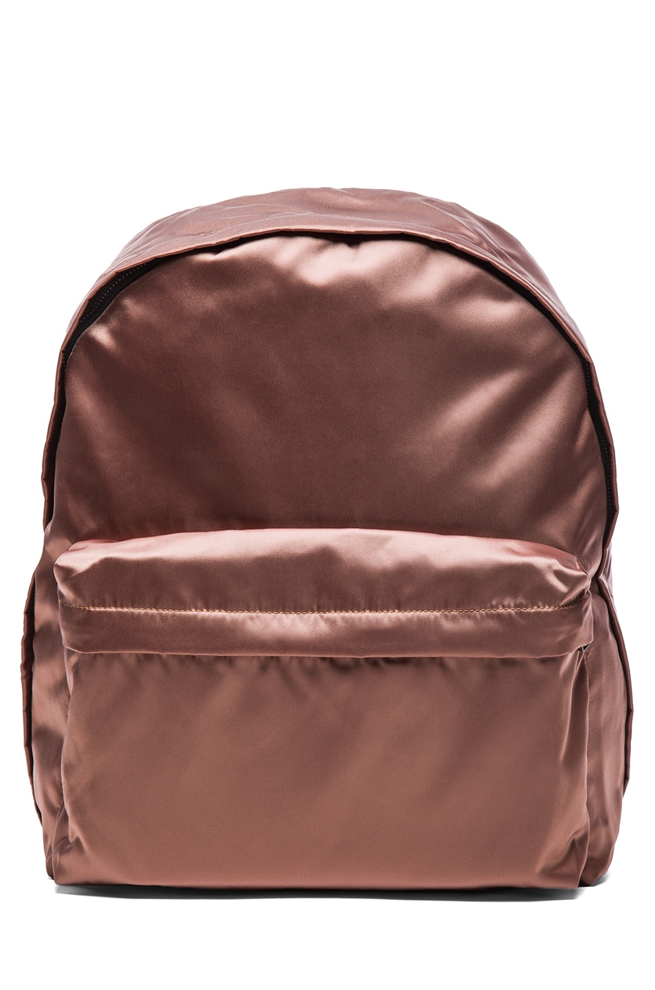 Image 1 of Acne Studios Olov Satin Backpack in Copper Red