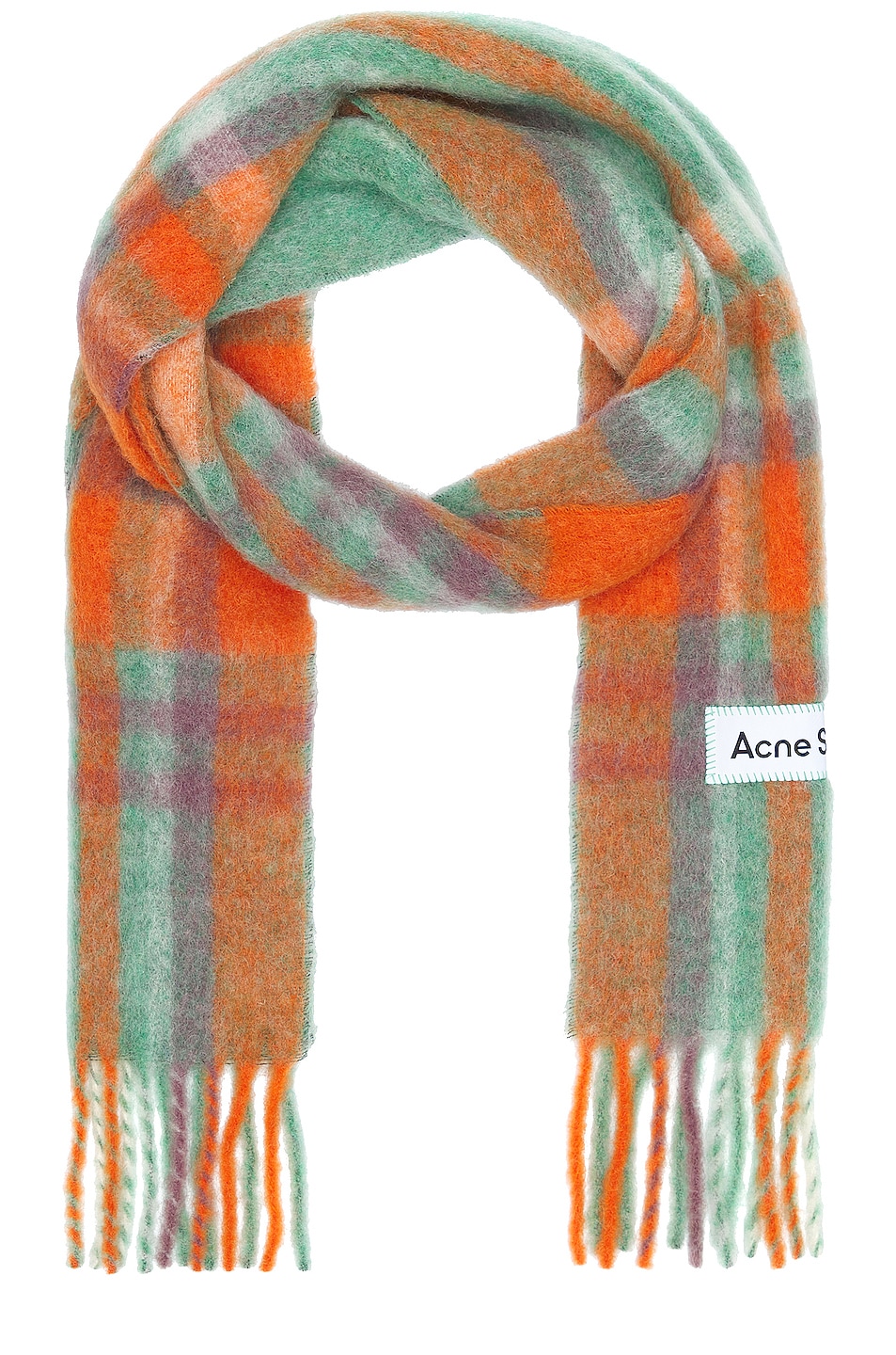 Striped Scarf in Orange