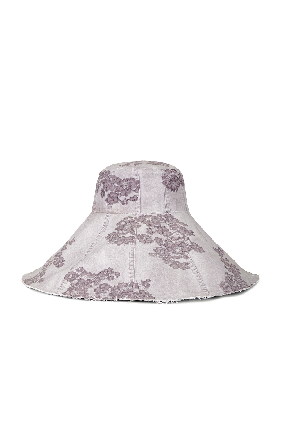 Holtz Lace Camo Sun Hat in Purple
