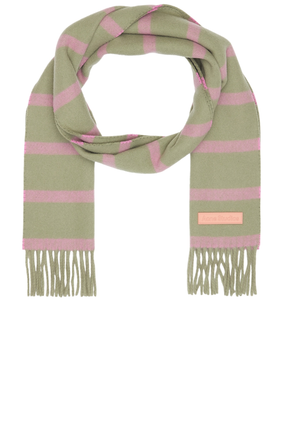 Vesta Skinny Stripe Scarf in Grey