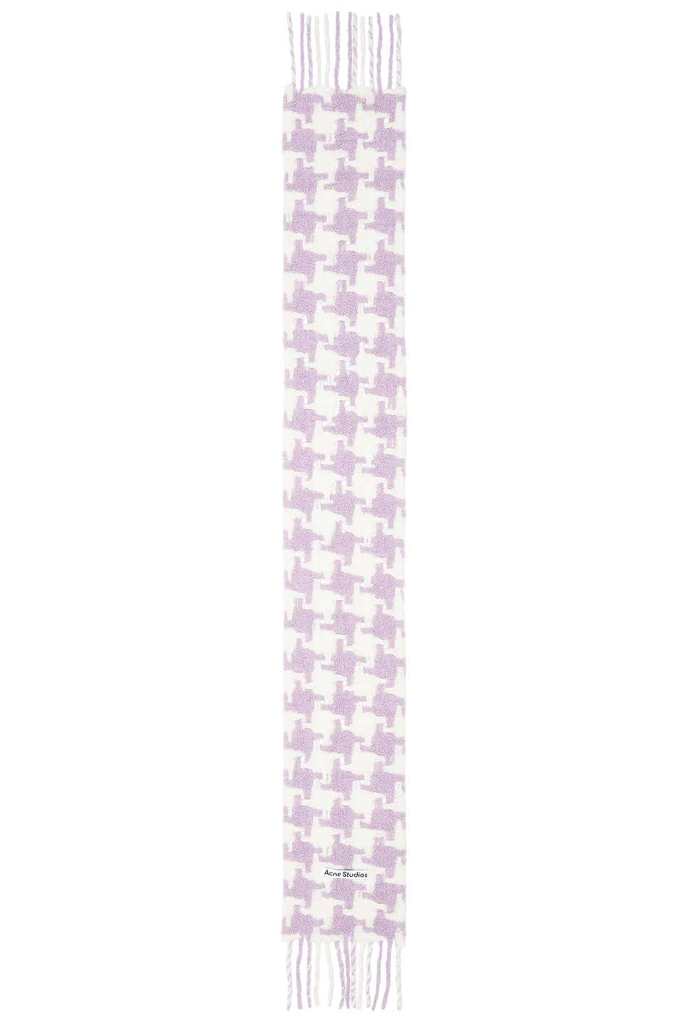 Shop Acne Studios Vadik Scarf In Lilac & White