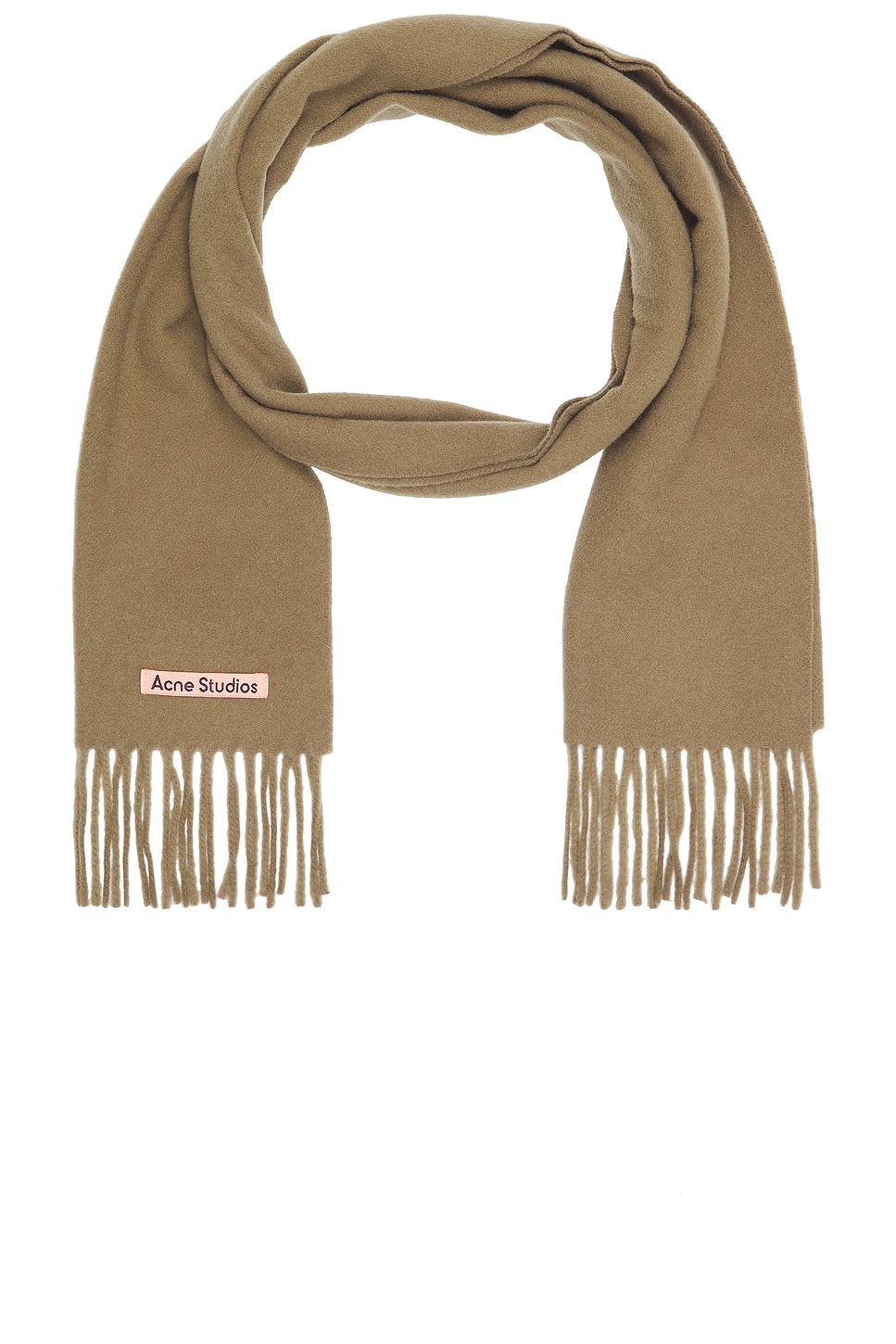 Canada Skinny Scarf in Army,Brown