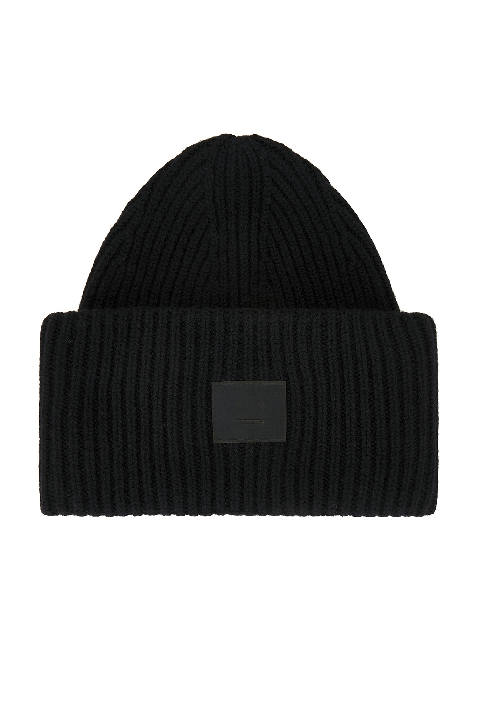 Acne Studios Pansy Face Beanie In Black