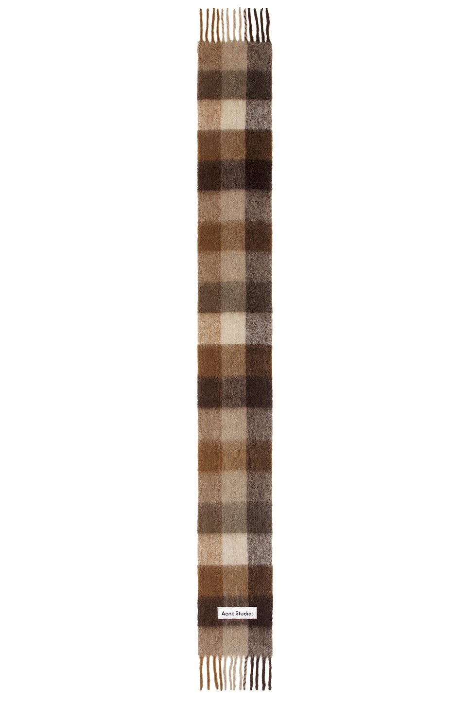 Acne Studios Vally Scarf In Brown