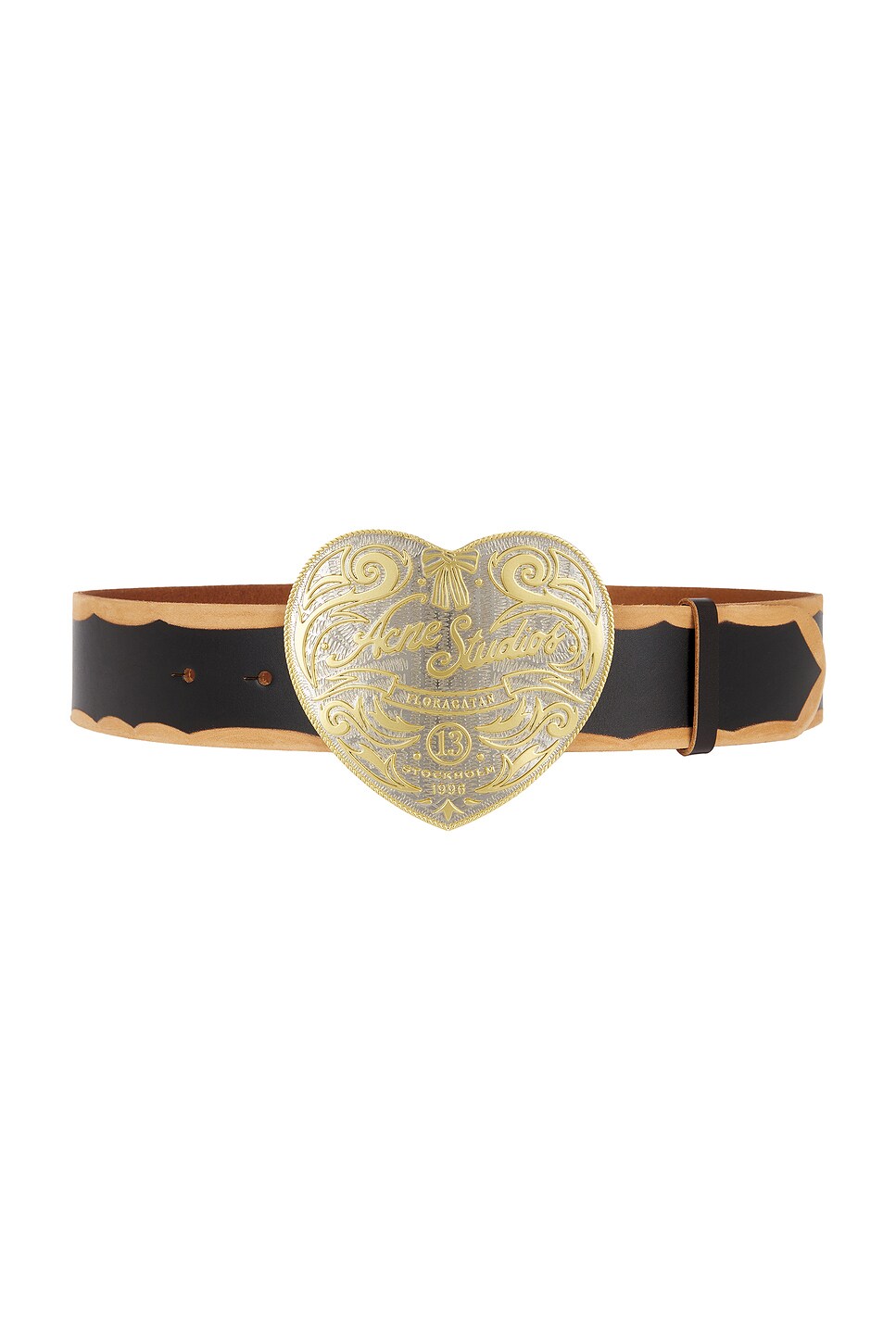Acne Studios Heart Buckle Belt