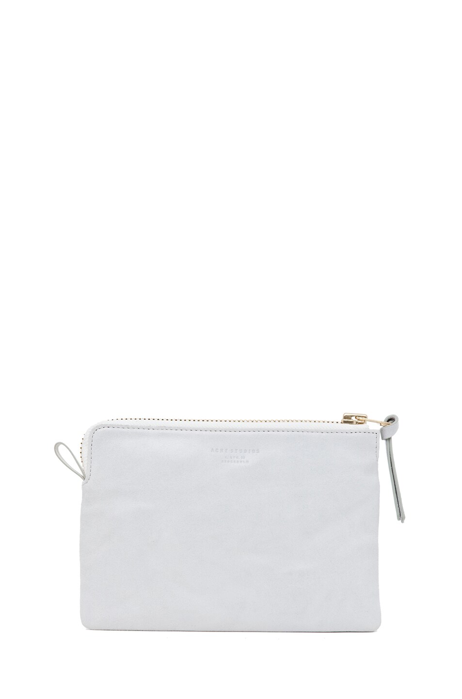 Image 1 of Acne Studios Jasper Waxed Pouch in White