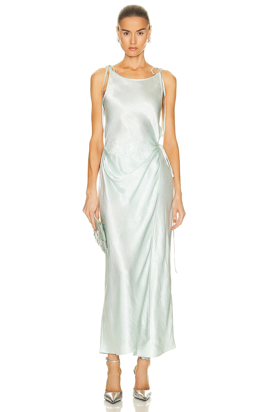 Image 1 of Acne Studios Sleeveless Maxi Dress in Spearmint Green