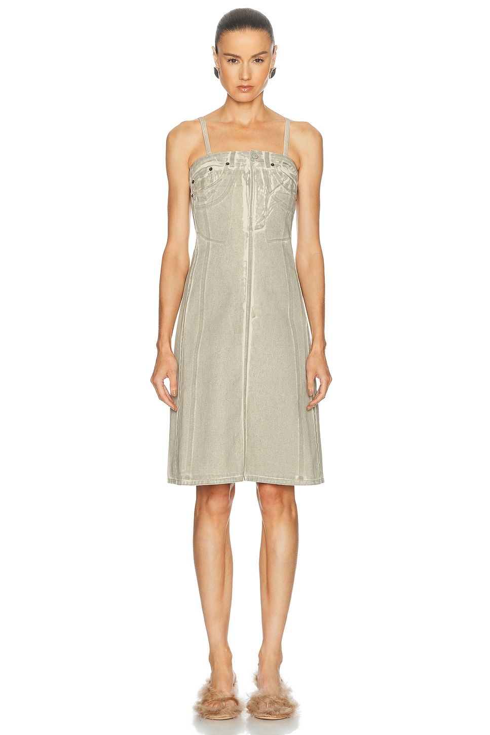 Acne Studios Dulta Lux Overprint Dress | Thumbnail 2