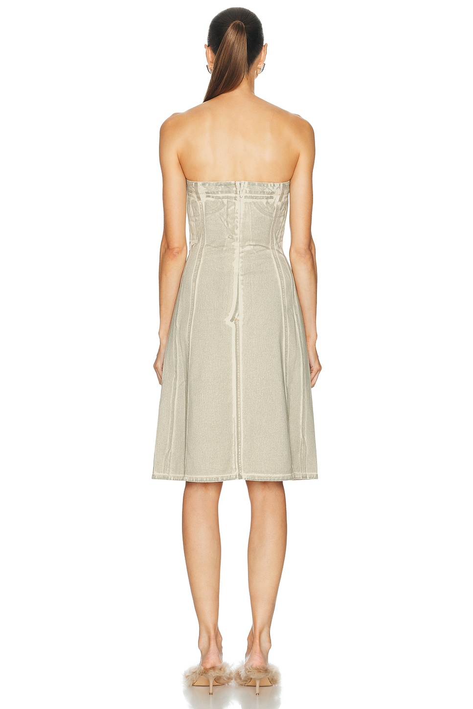 Acne Studios Dulta Lux Overprint Dress | Thumbnail 4