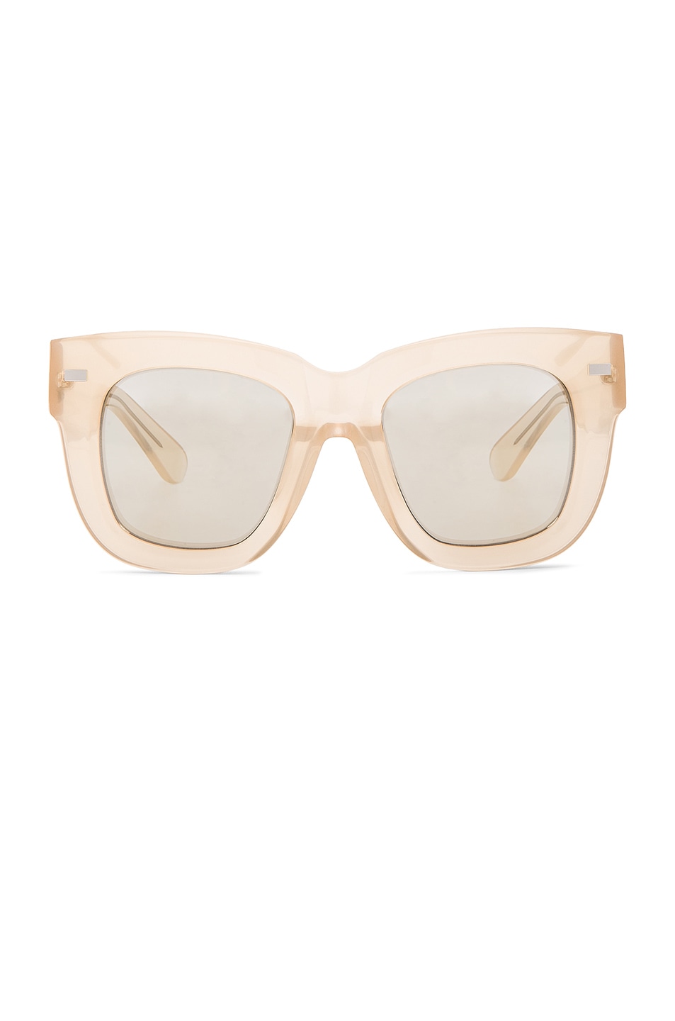 Image 1 of Acne Studios Library Metal Sunglasses in Opal Pink & Silver