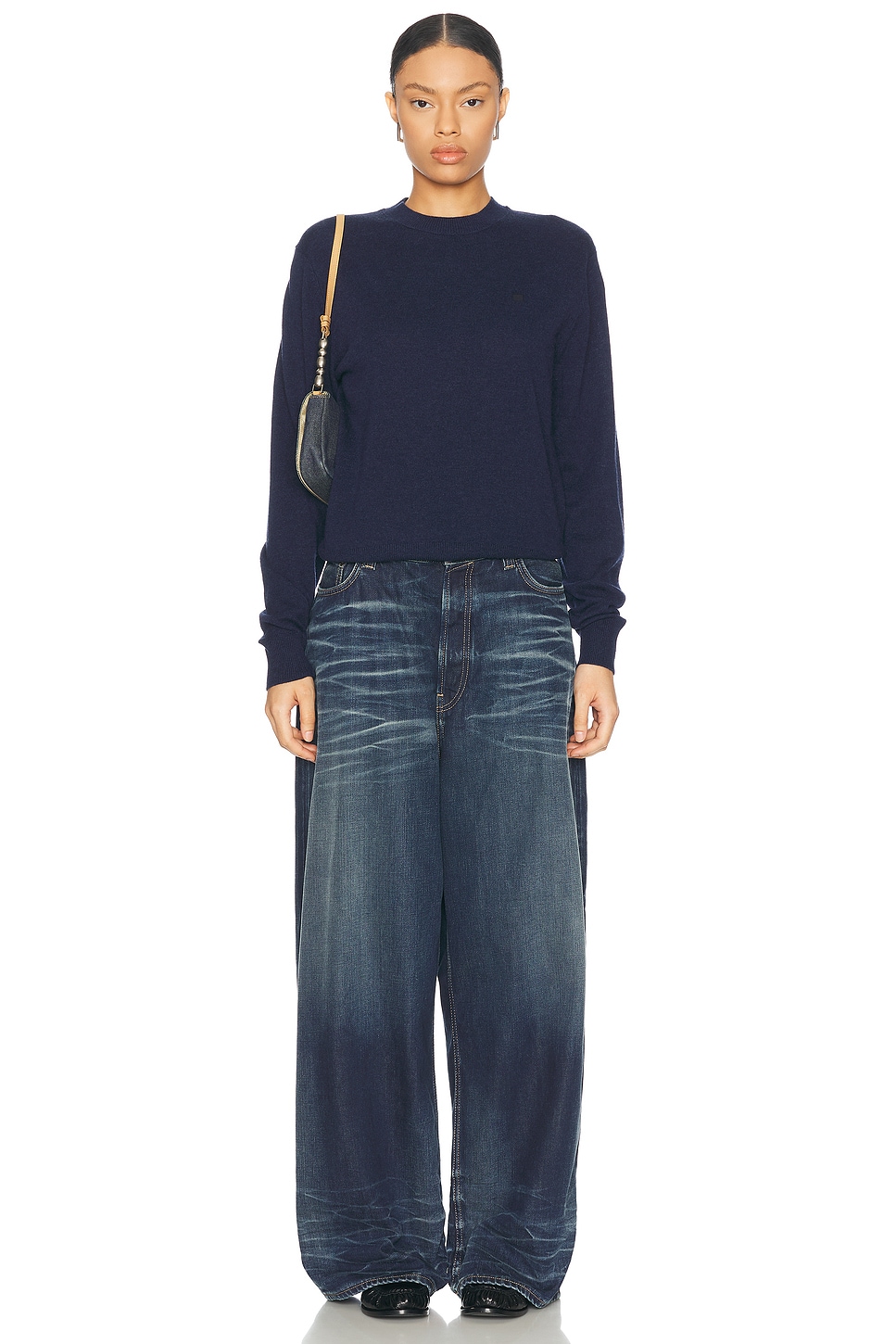 Acne Studios - 2023 Broadway Super Wide Leg Jeans | Plush