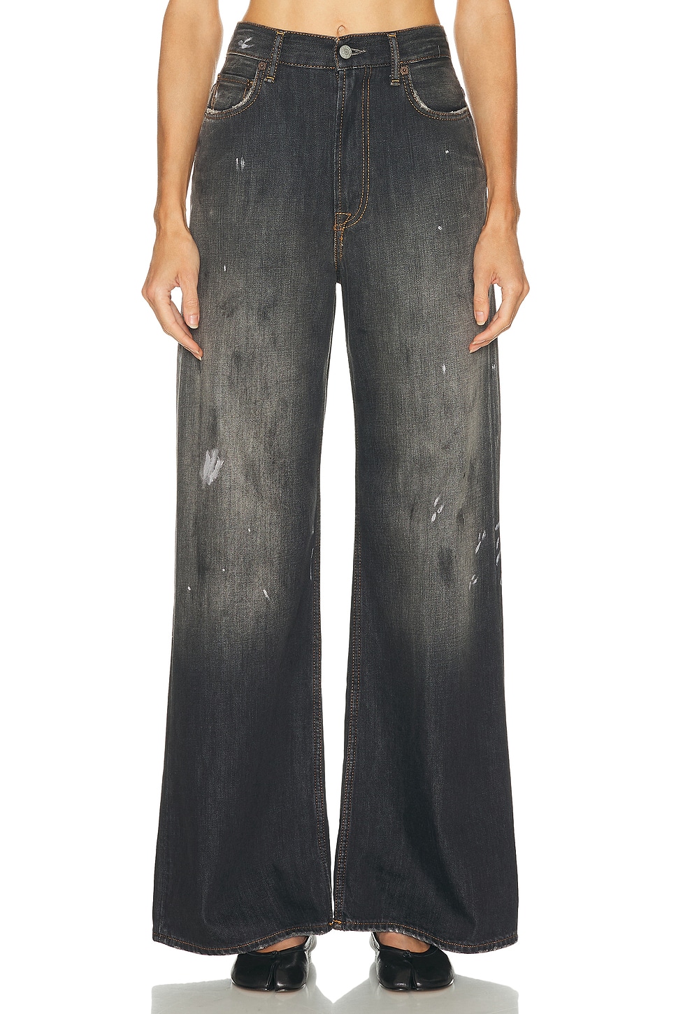 Image 1 of Acne Studios 2022 Trafalgar Wide Leg in Black