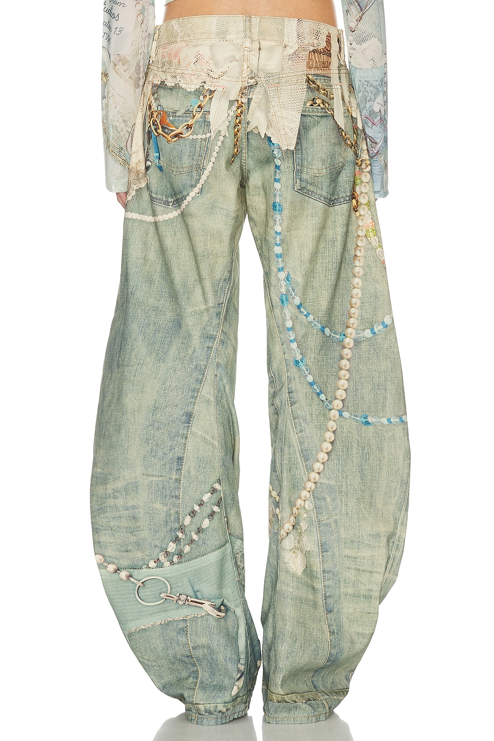 パンツ Acne Studios Acne Studios - 2006F Goth Twisted Leg | Plush
