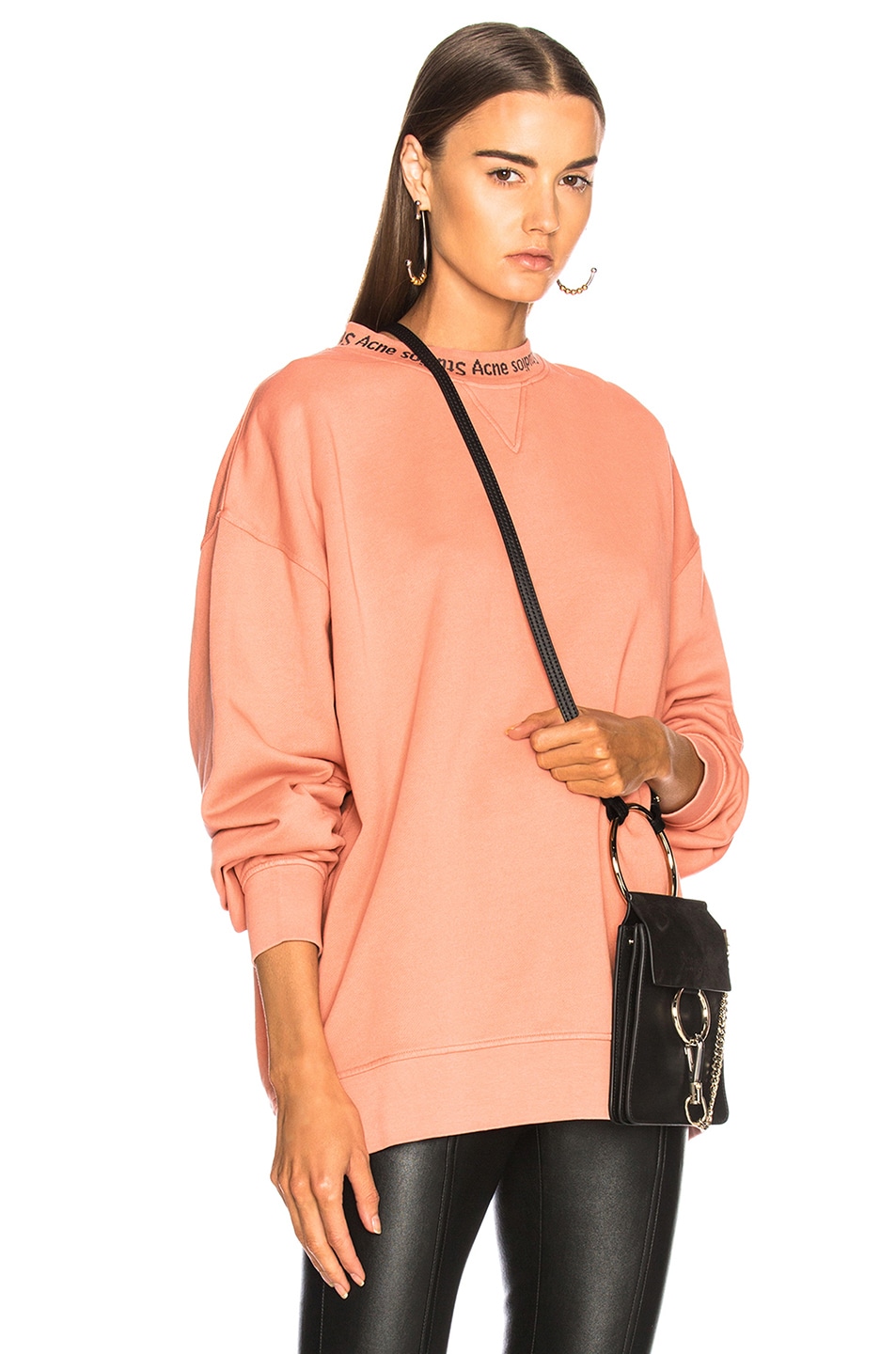 Image 1 of Acne Studios Yana Sweater in Light Pink