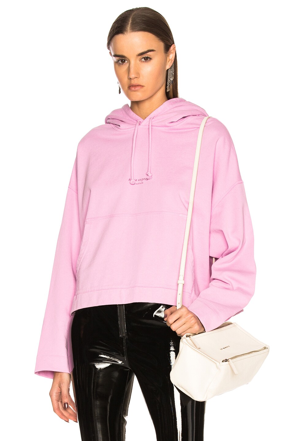 Image 1 of Acne Studios Joggy Hoodie in Candy Pink
