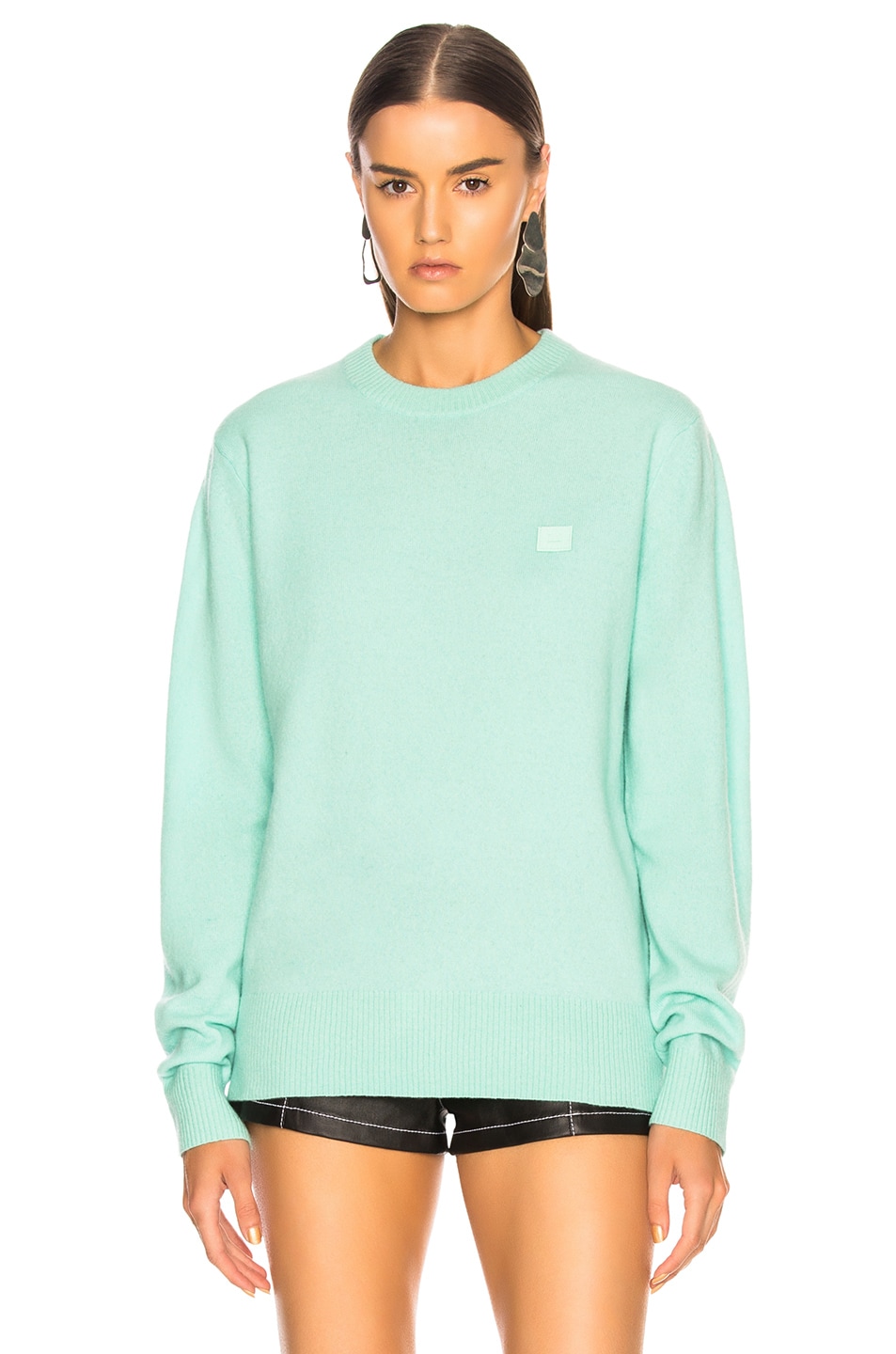 acne studios green sweater