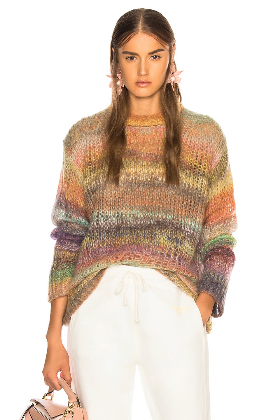 Image 1 of Acne Studios Long Striped Sweater in Multi