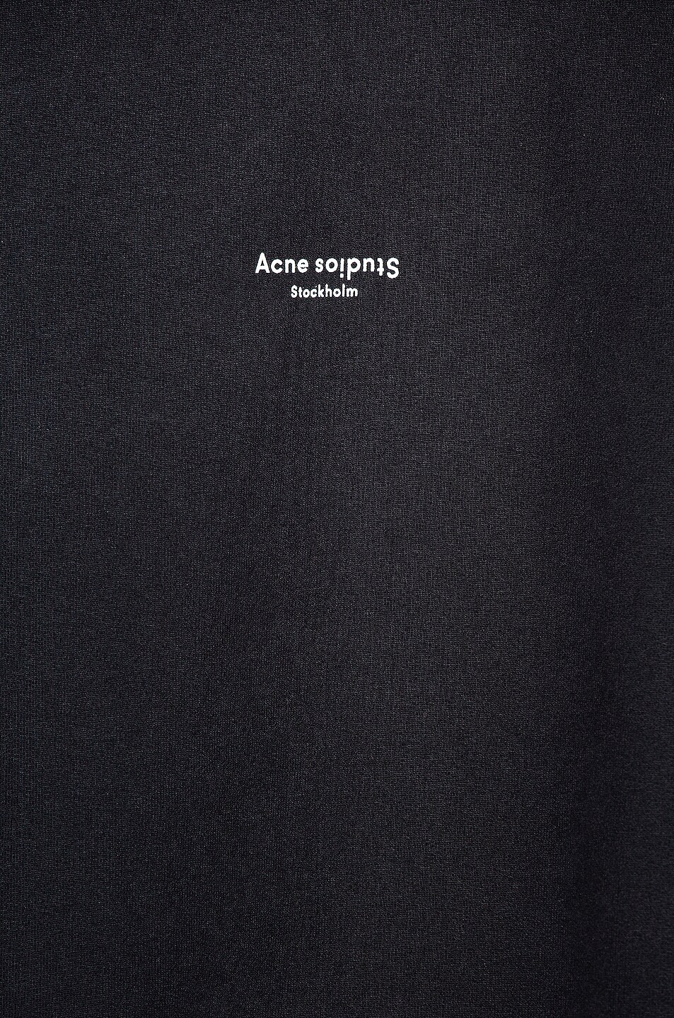 Acne Studios Stamp Sweatshirt in Black | FWRD