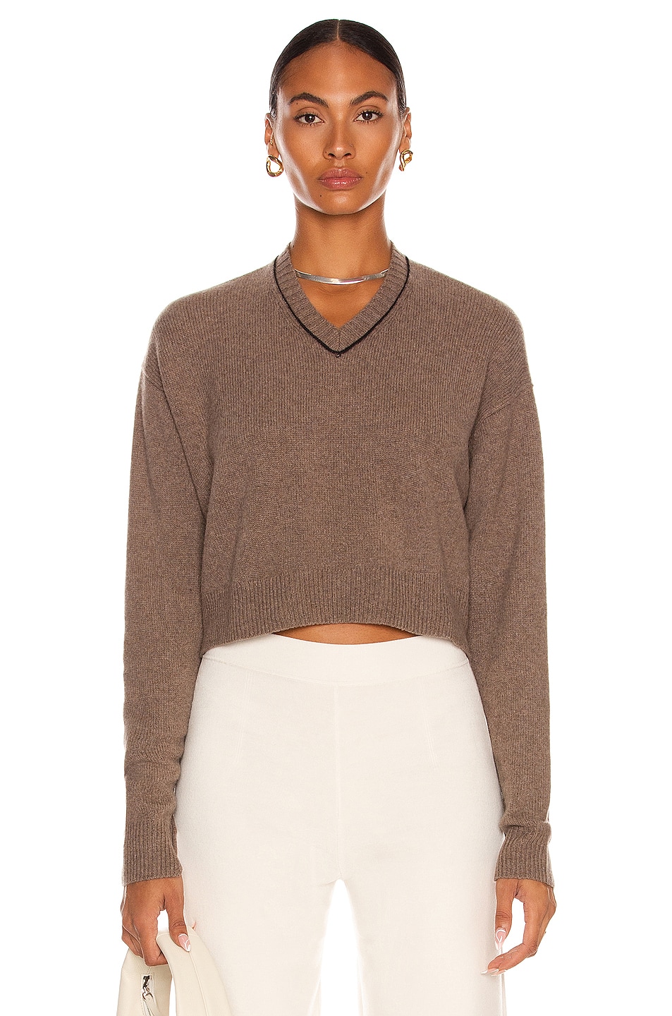 Image 1 of Acne Studios Sweater in Dusty Brown