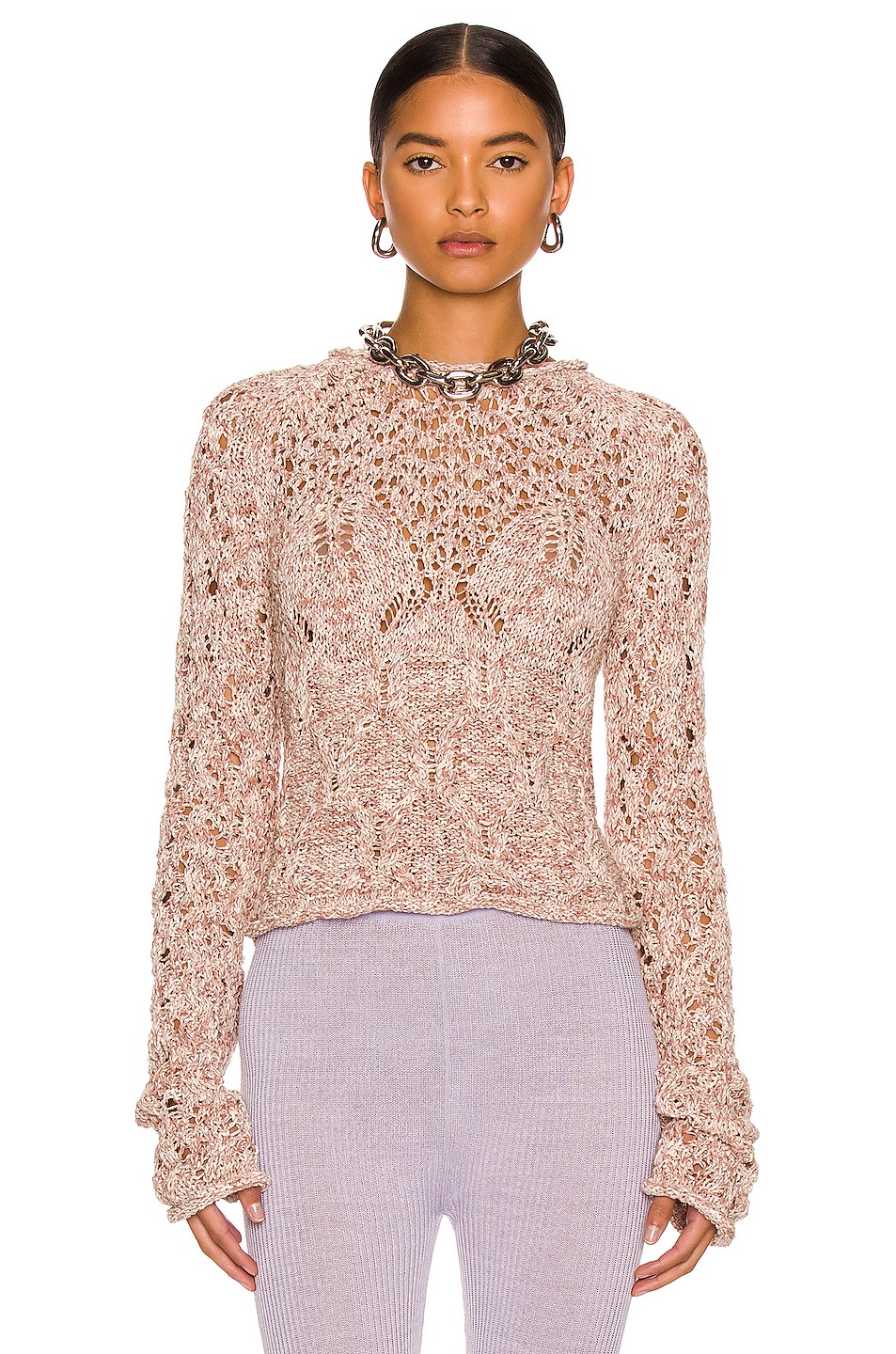 Image 1 of Acne Studios Sweater in Dusty Pink