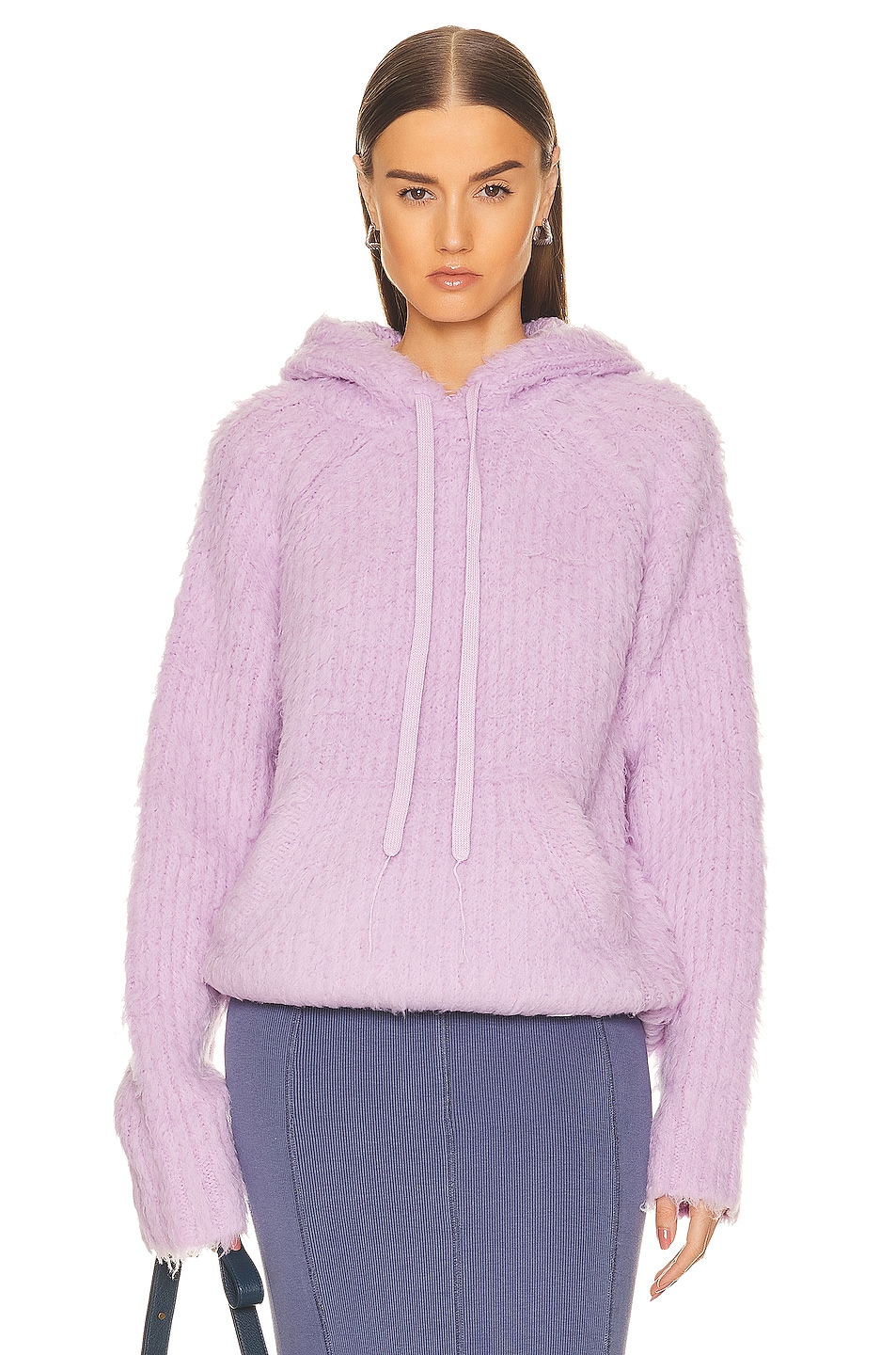 Image 1 of Acne Studios Hooded Jacket in Pale Lilac