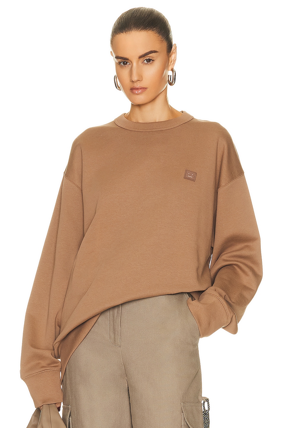 Image 1 of Acne Studios Pullover Sweater in Cardinal Brown