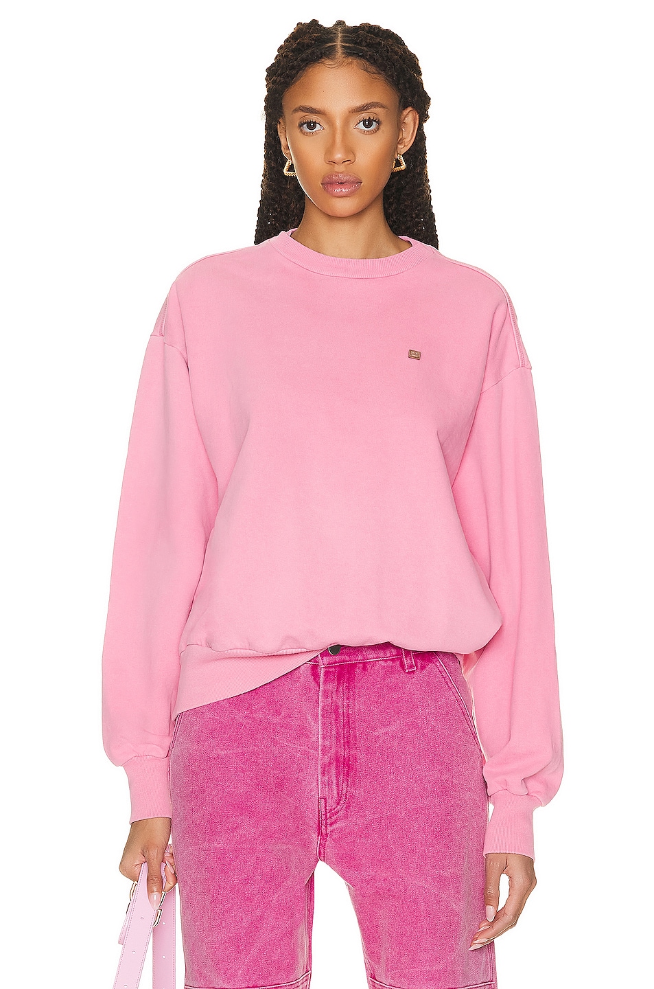 Image 1 of Acne Studios Pullover Sweater in Bubblegum Pink