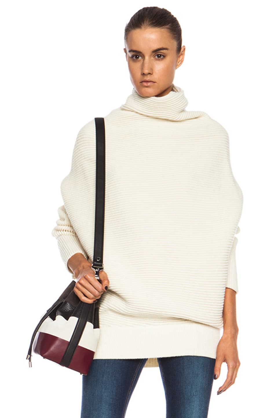 Image 1 of Acne Studios Galactic Wool Sweater in White