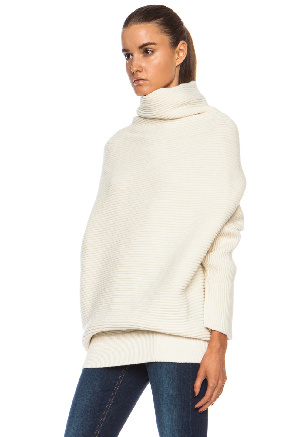 Acne Studios Galactic Wool Sweater in White | FWRD