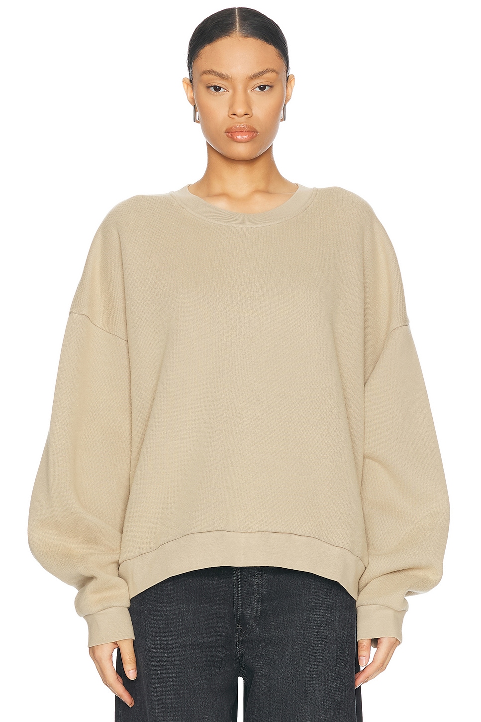 Fester Crewneck Sweater in Beige