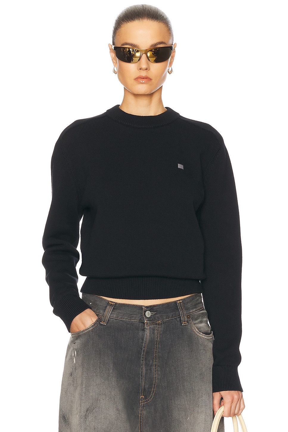 Kolos Crewneck Sweater in Black