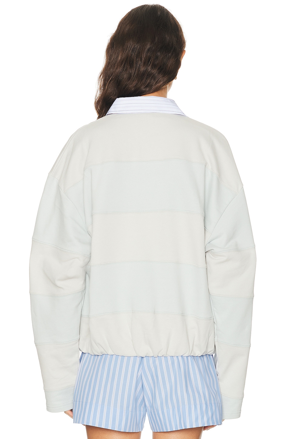 Acne Studios Folio Polo Sweatshirt In Multi