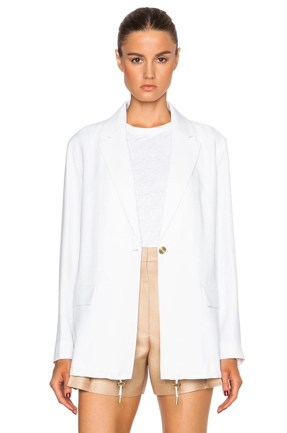 Image 1 of Acne Studios Ryley Suit Jacket in Optic White