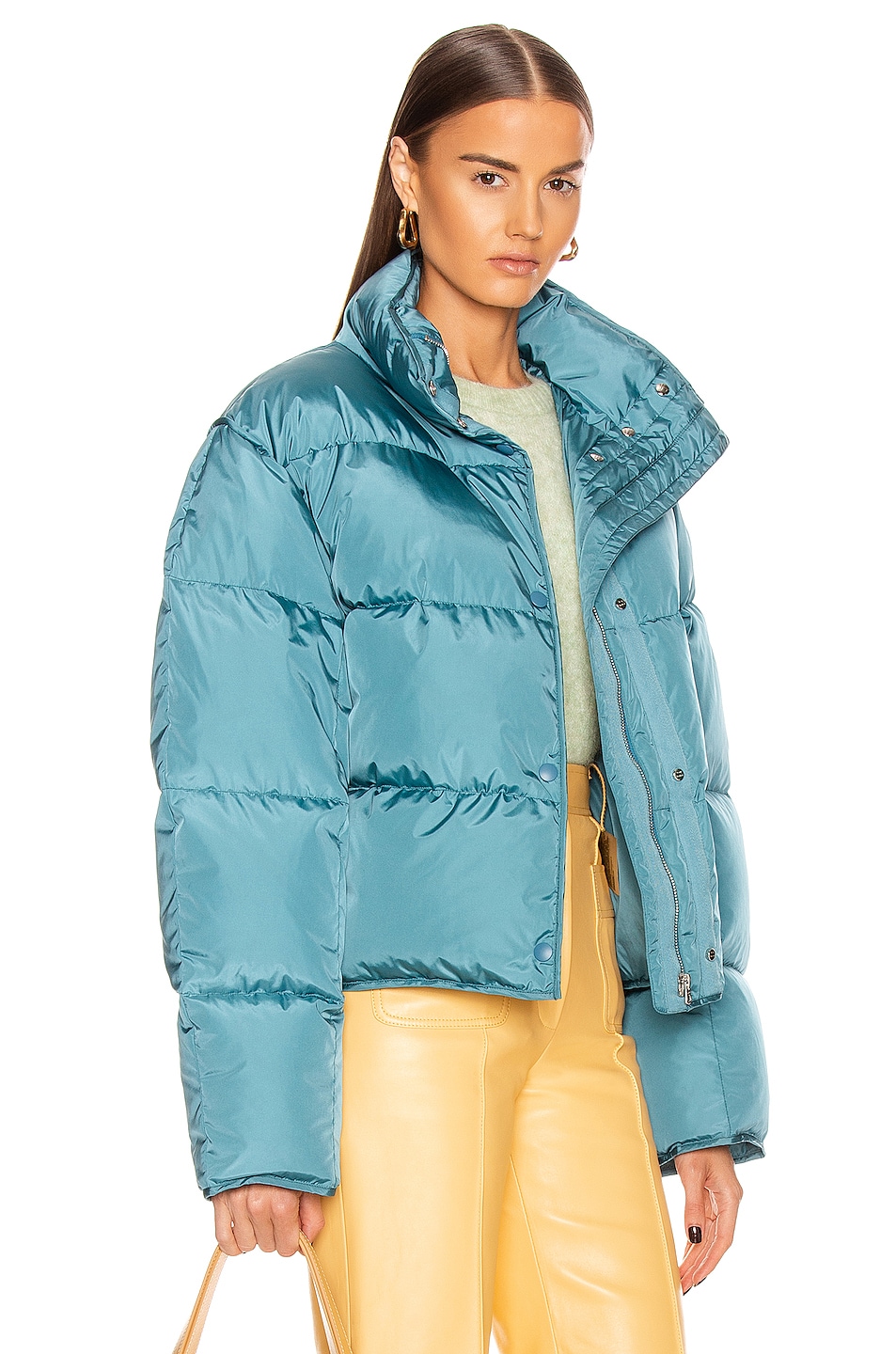 Acne Studios Down Jacket in Ocean Blue | FWRD