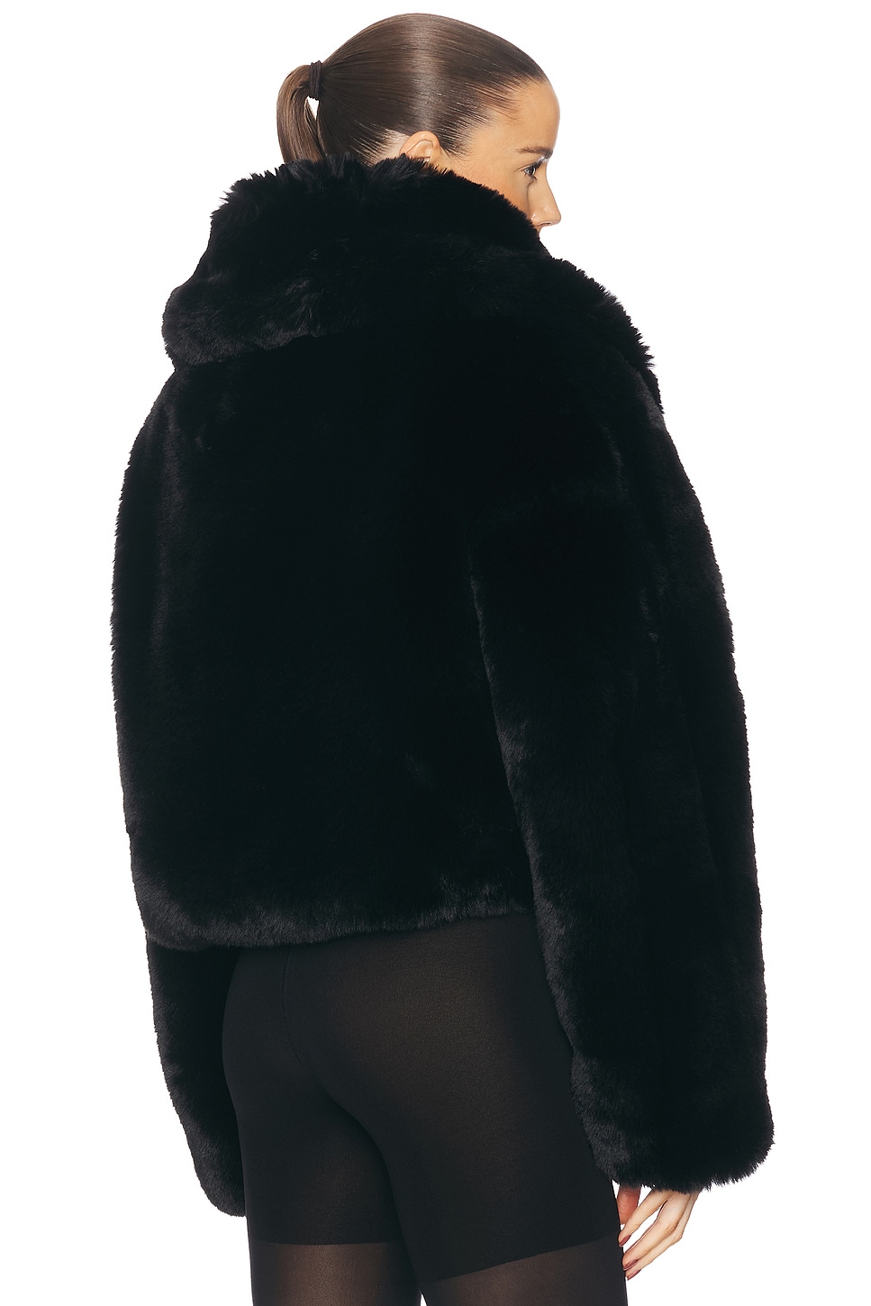 Acne Studios Ofox Fluffy Faux Fur Jacket thumbnail