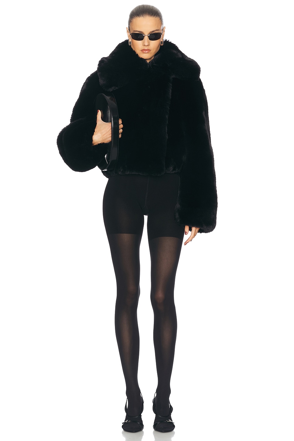 Acne Studios Ofox Fluffy Faux Fur Jacket thumbnail
