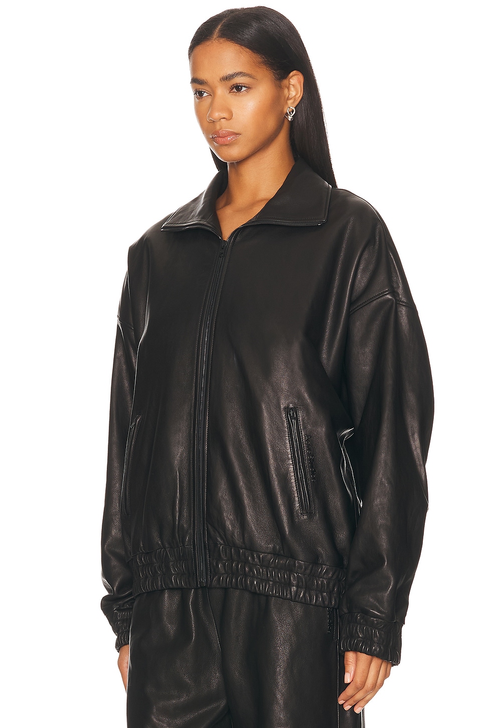 Acne Studios - Lemmy Crop Leather Jacket | Plush