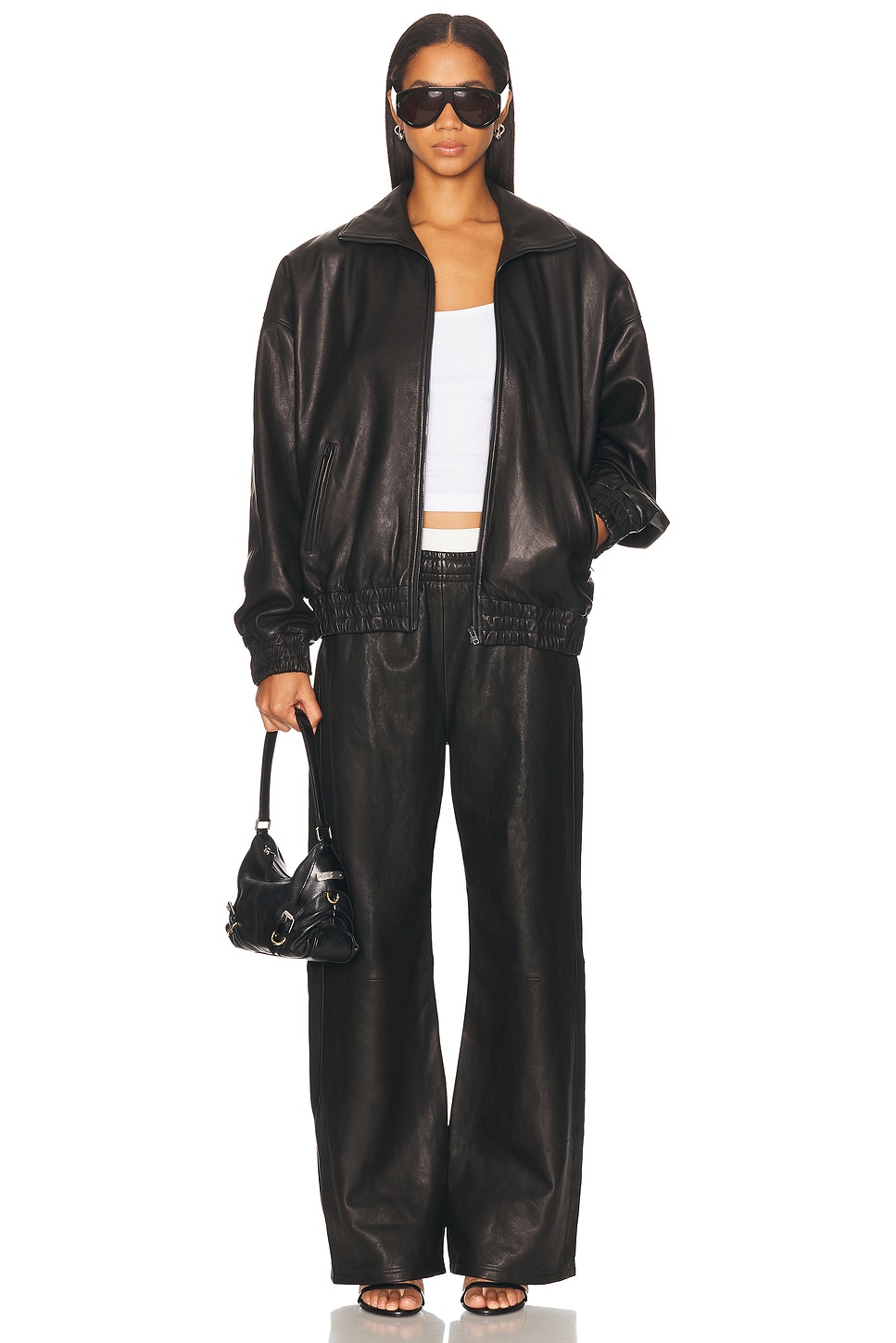 Acne Studios - Lemmy Crop Leather Jacket | Plush