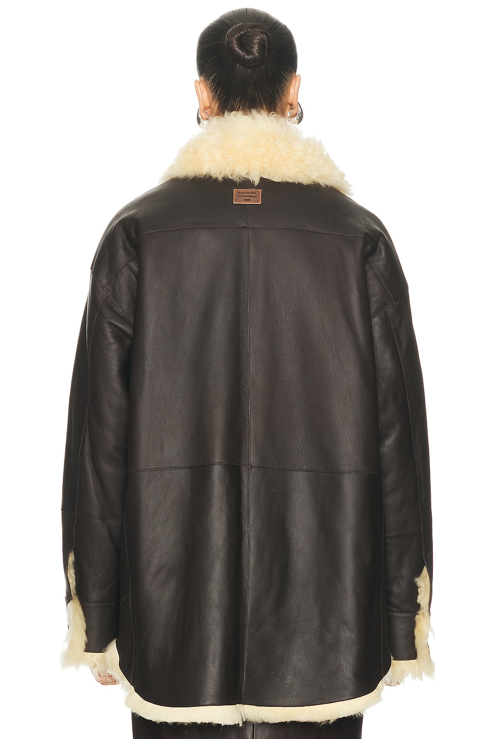 Acne Studios Lessora Leather Jacket thumbnail