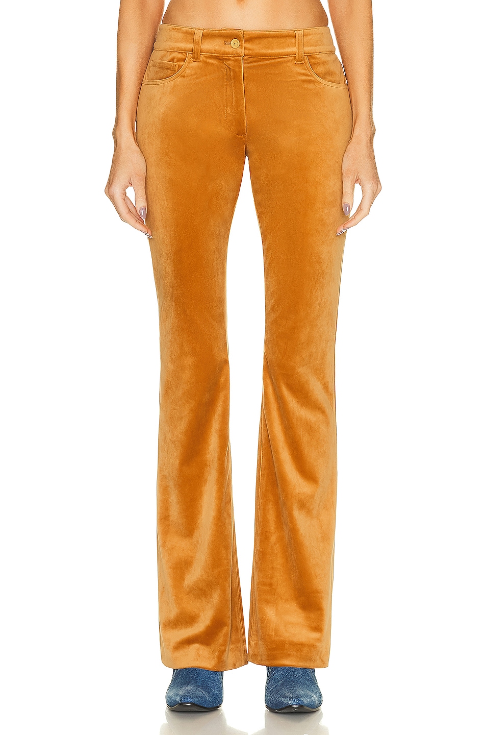 Image 1 of Acne Studios Skinny Trouser in Honey Yellow