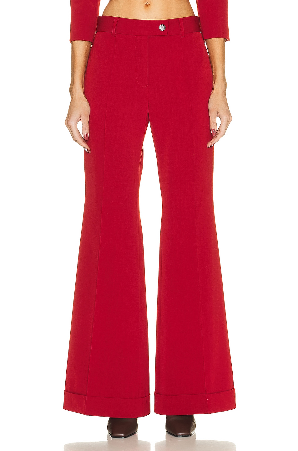 Image 1 of Acne Studios Suit Trouser in Red