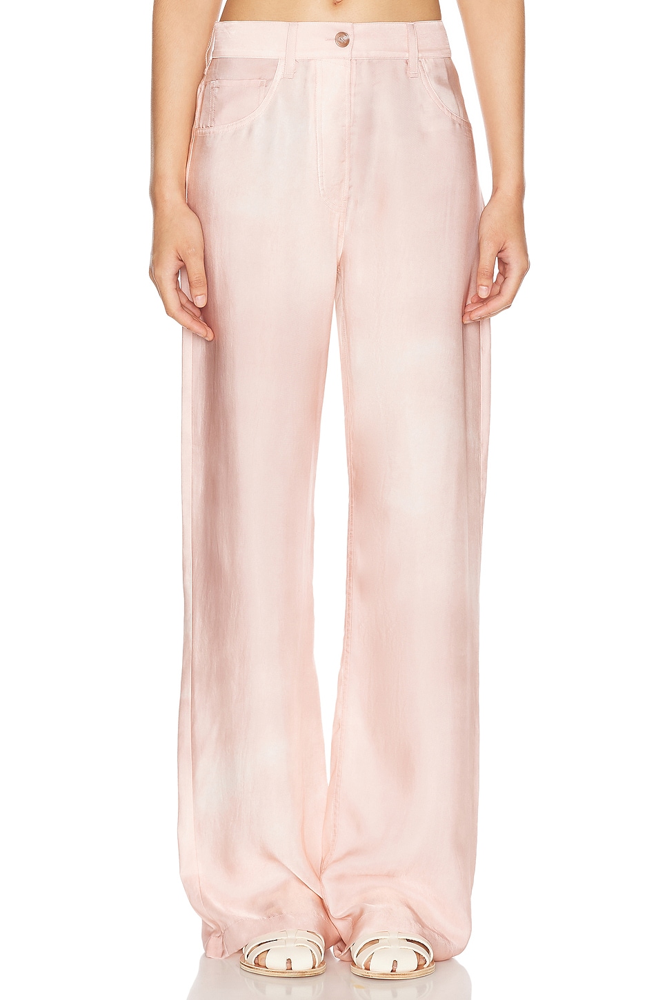 Image 1 of Acne Studios Pebba Trouser in Pale Pink