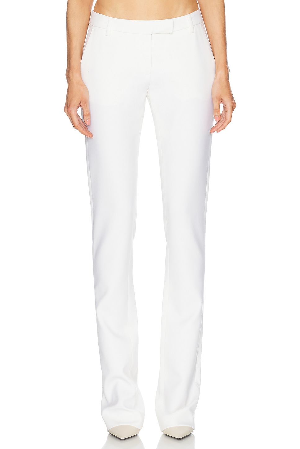 Image 1 of Acne Studios Pluffy Structured Trouser in Cream White