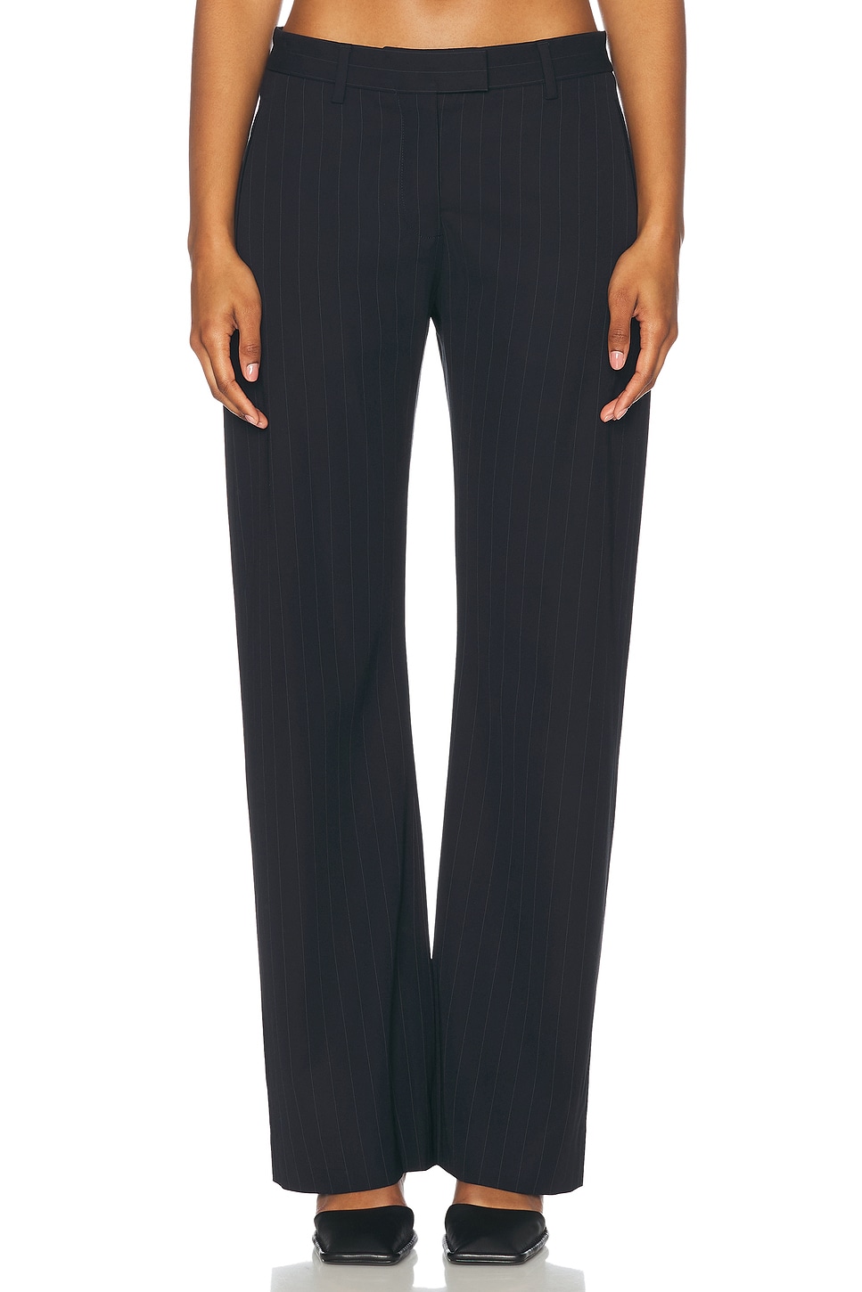 Image 1 of Acne Studios Prieda Tailored Trouser in Navy Blue