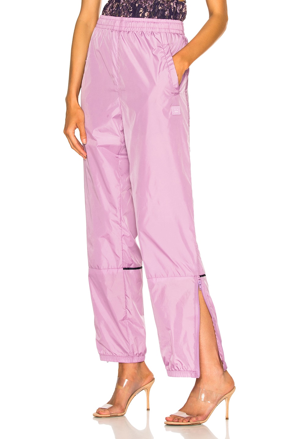 Image 1 of Acne Studios Face Jogger Pant in Lilac Purple