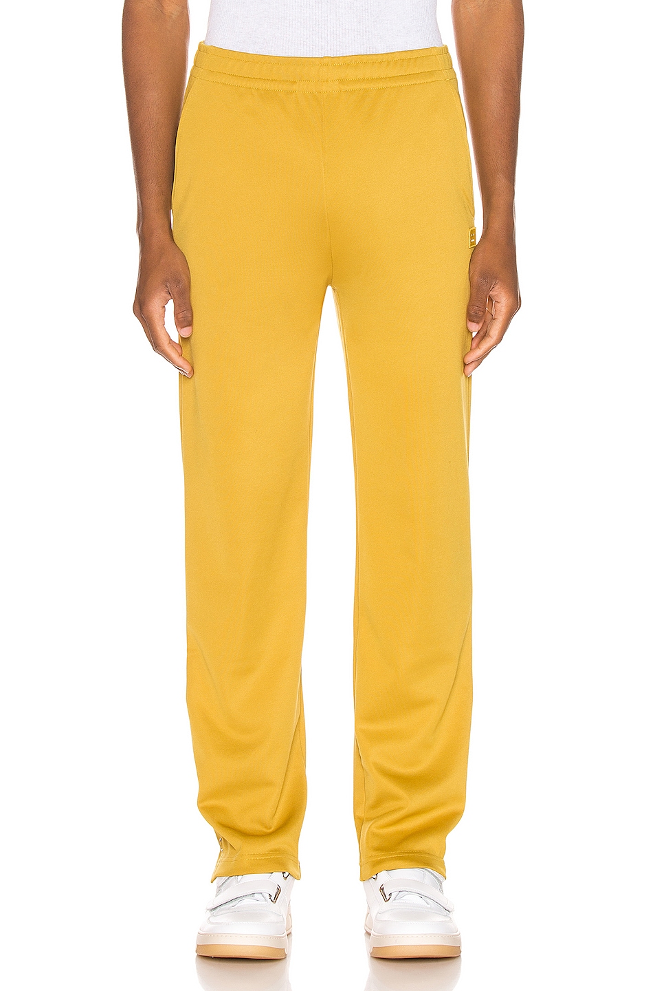 Image 1 of Acne Studios Emmett Face Pant in Amber Yellow