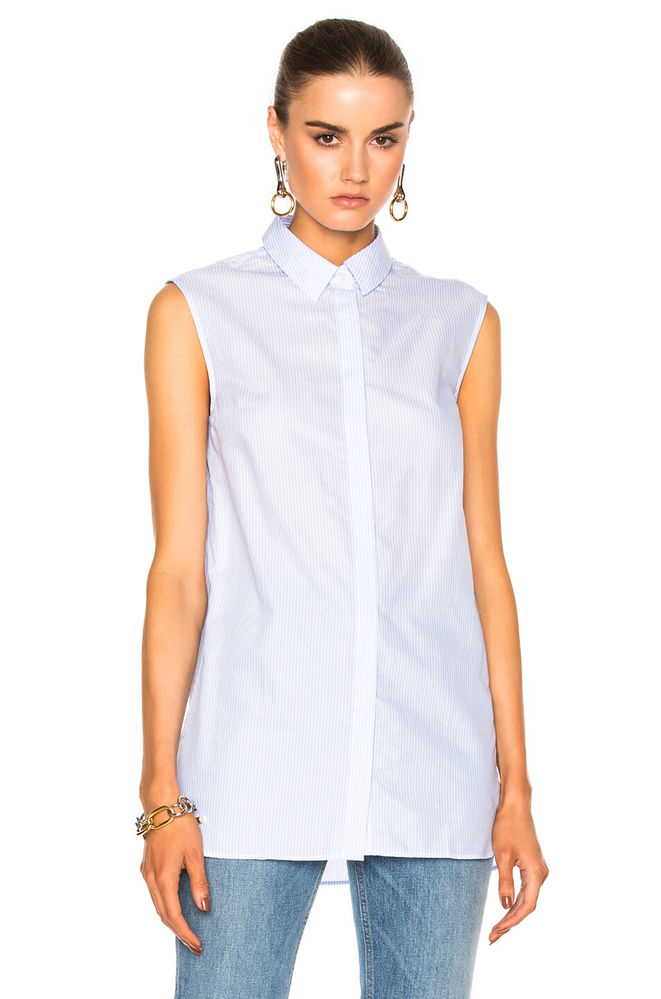 Image 1 of Acne Studios Berlina Top in Thin Blue